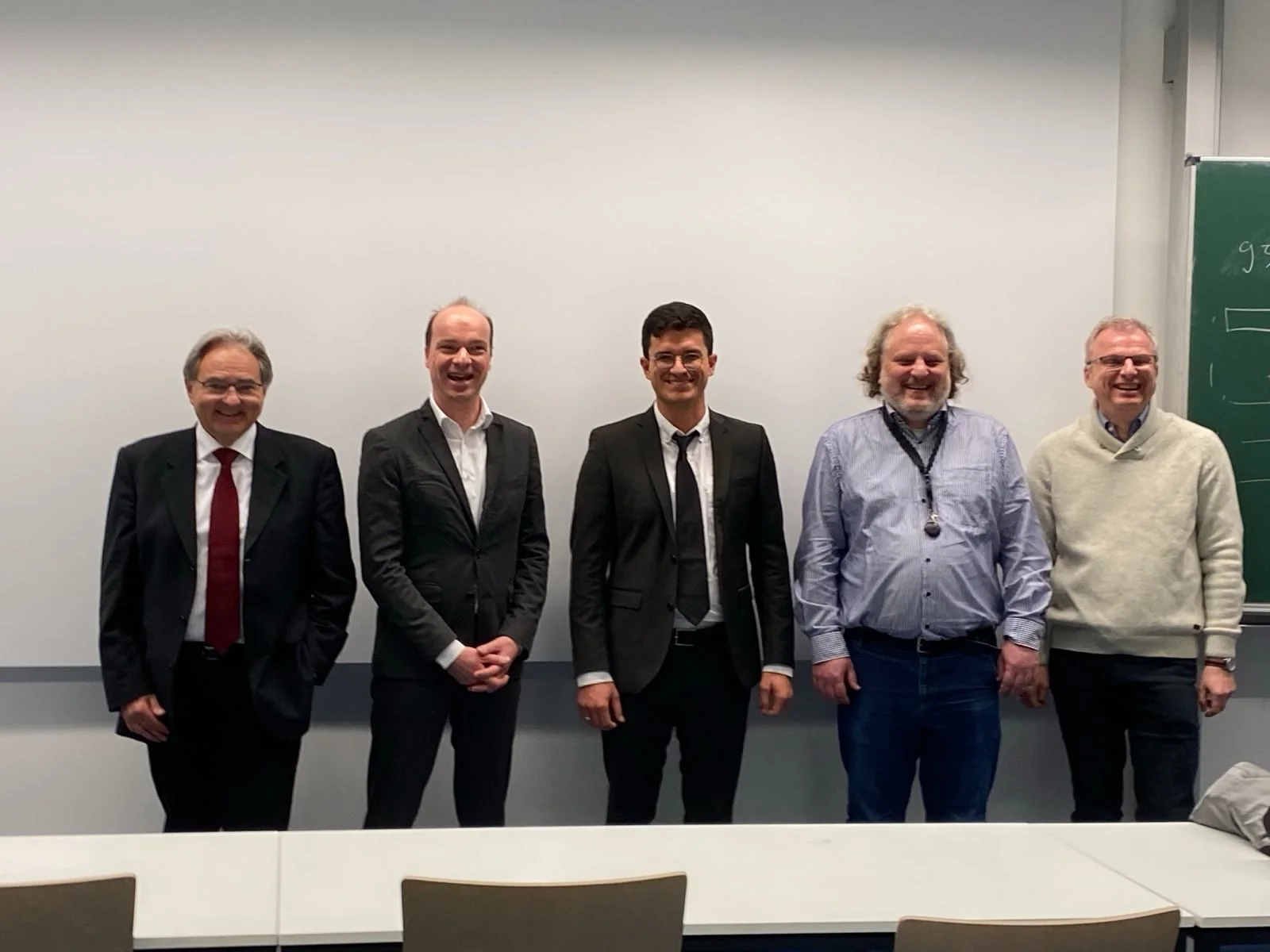 All professors and me after defense